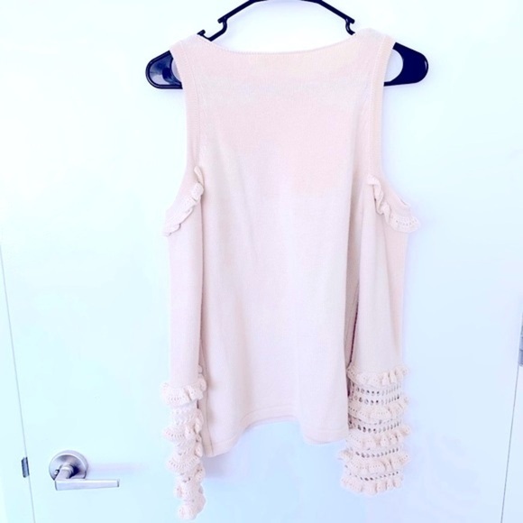 Jonathan Simkhai merino wool crotchet sweater - Picture 4 of 8